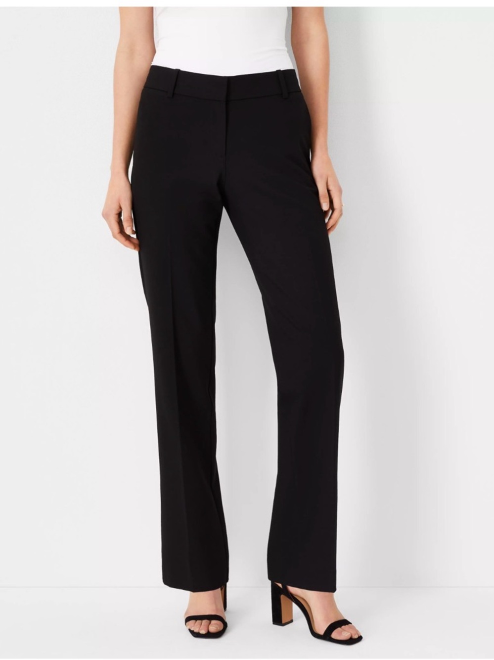 Express Black Straight-Leg Women's Dress Pants